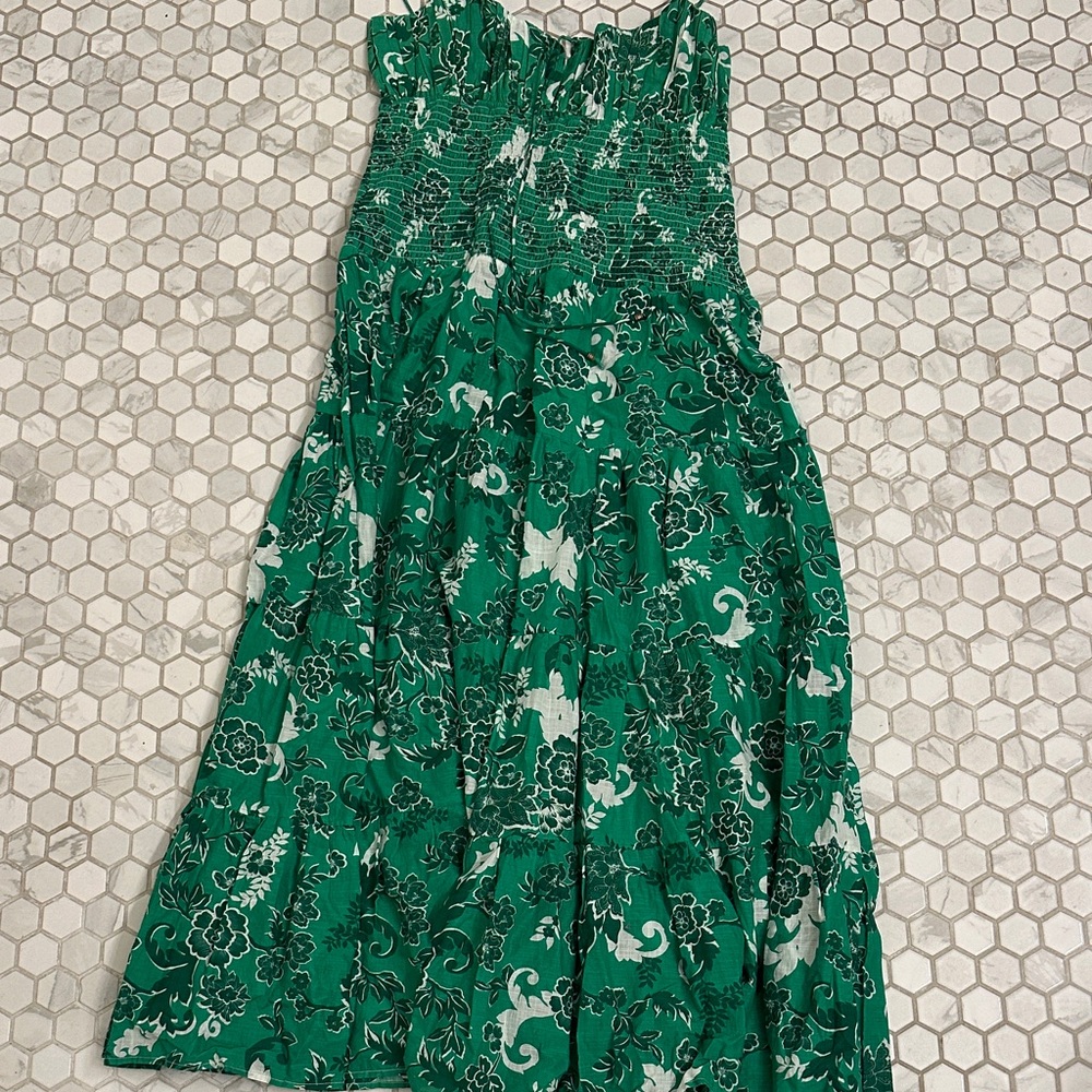 Green Floral Anthropologie Dress